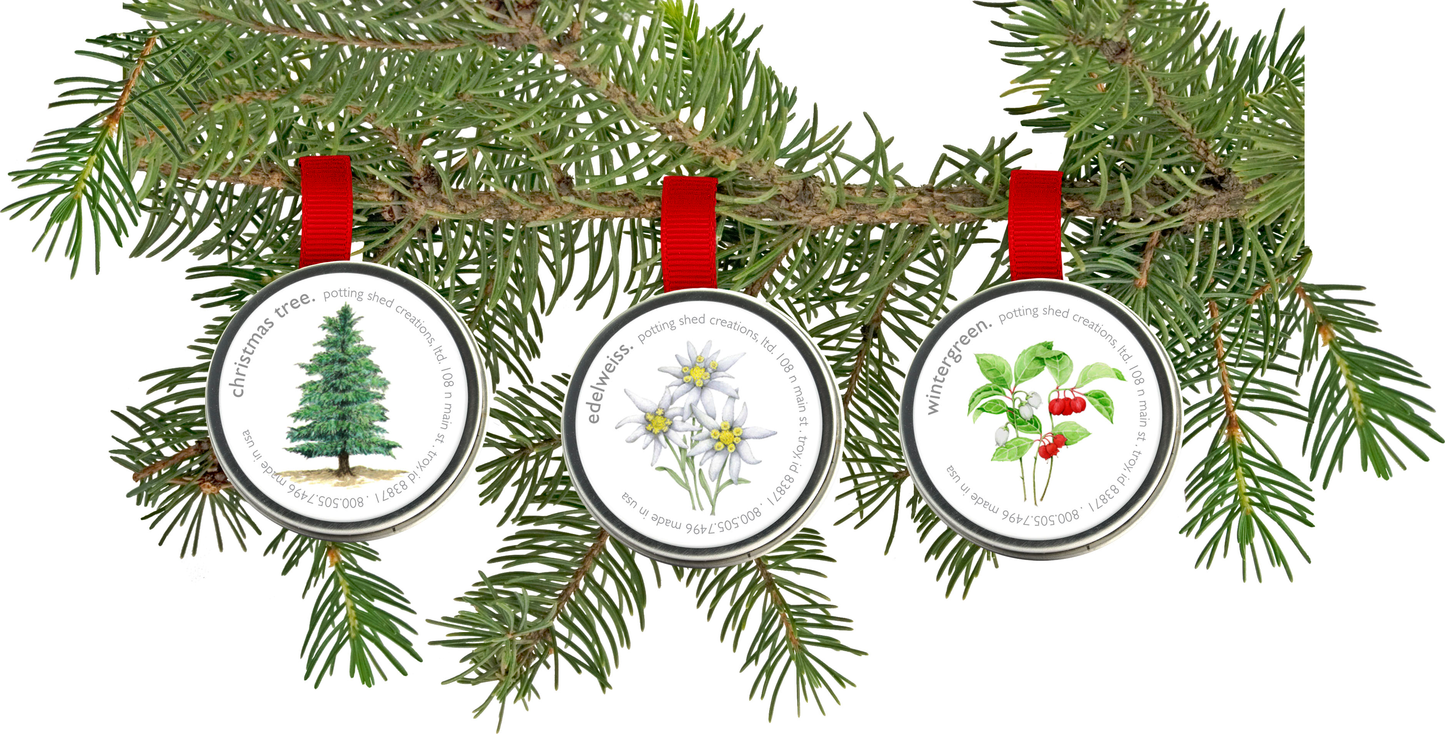 Garden Sprinkle Ornaments | Christmas Wintergreen ornament