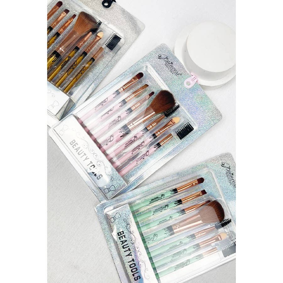 7 pcs Solid Make Up Brush Set