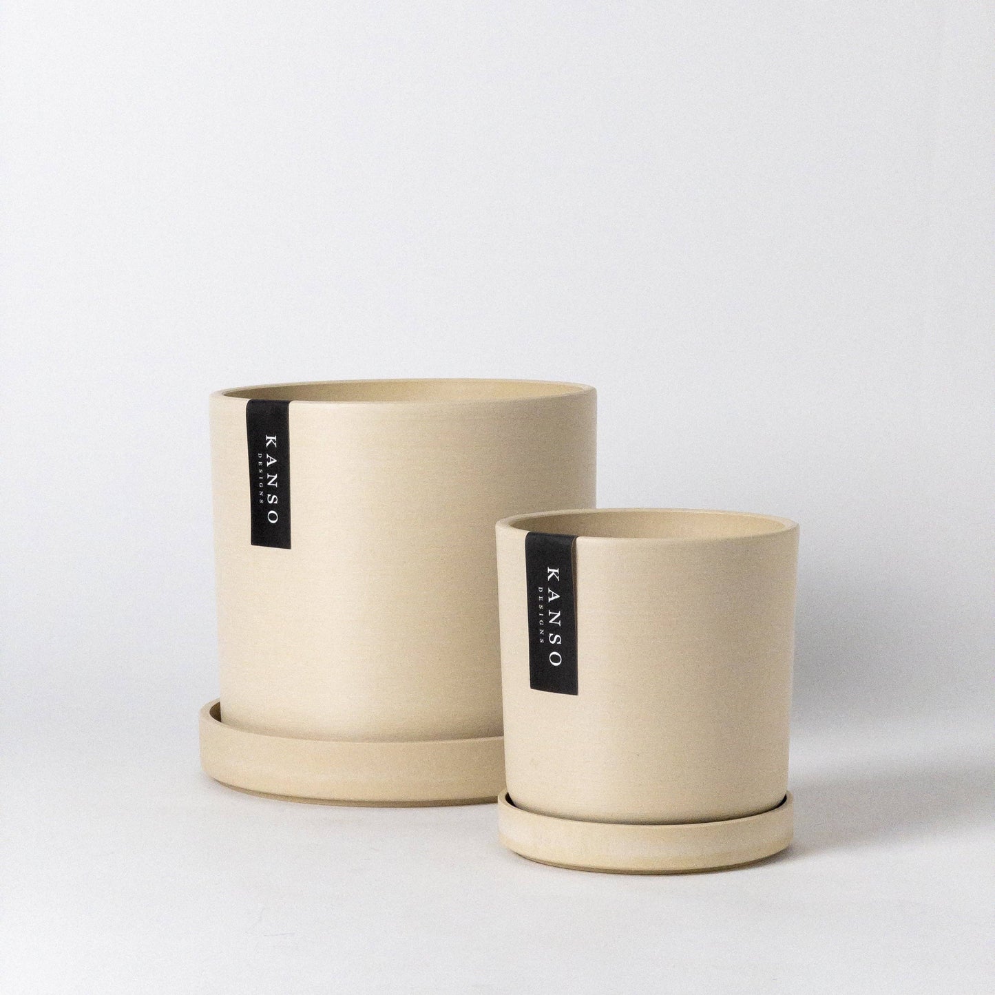 7" & 4" Signature Planters & Saucer | Earth Tones