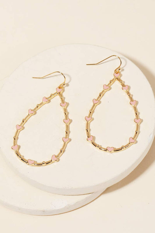 Heart Teardrop Cutout Earrings