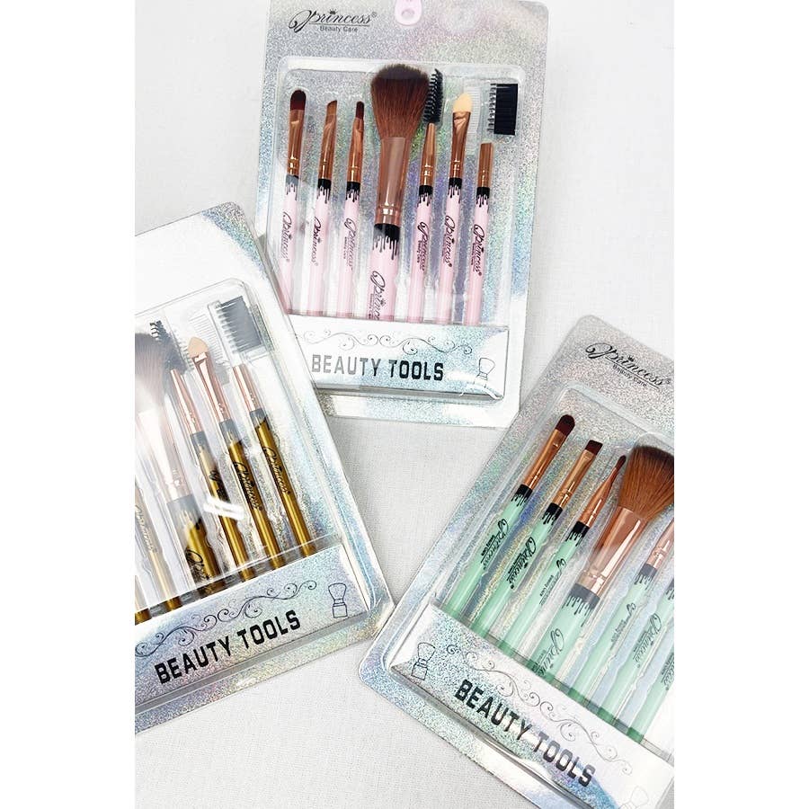 7 pcs Solid Make Up Brush Set