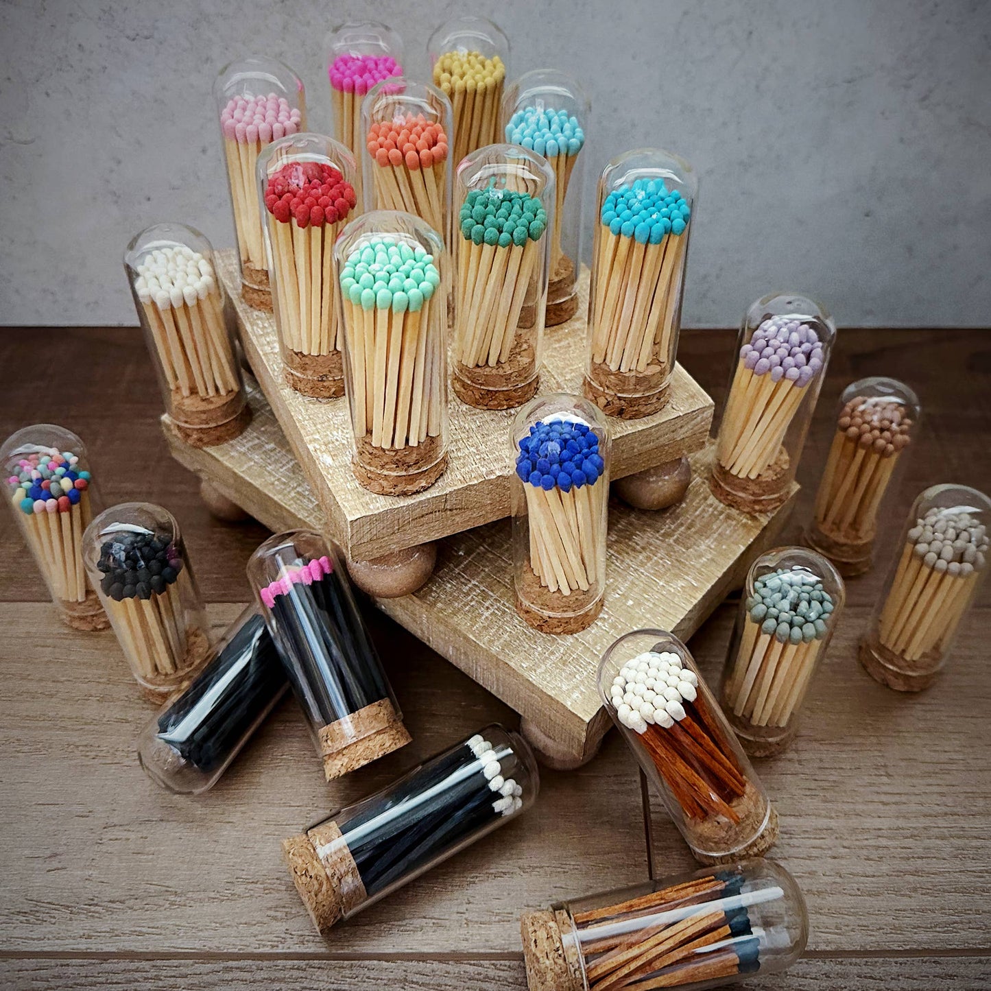 2" Matches + Mini Cloche - Colors of Your Choice + Strikers