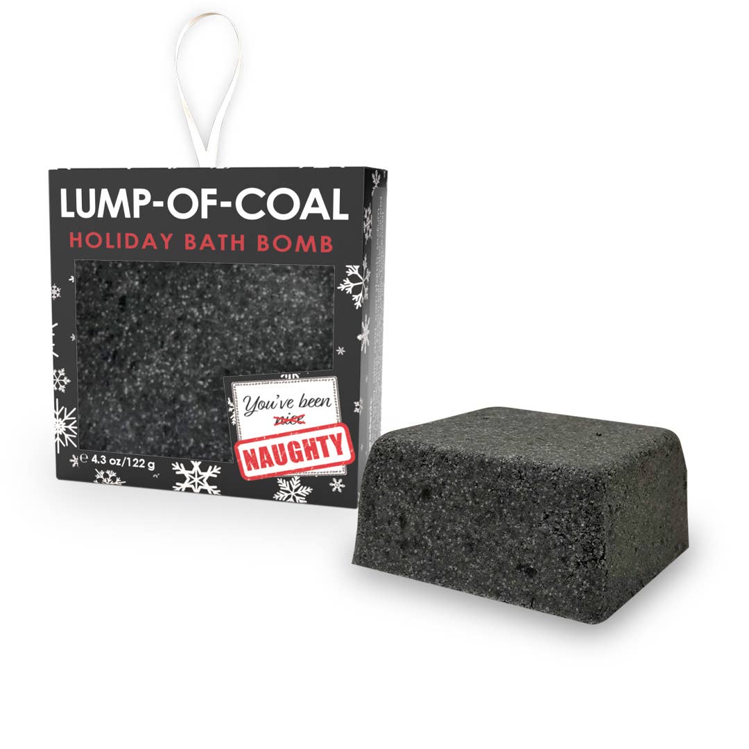 Christmas Best Seller! Lump-of-Coal Bath Bomb w/free display