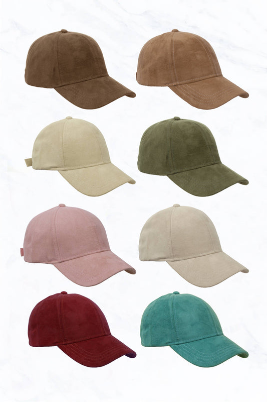 CC Suede Baseball Cap